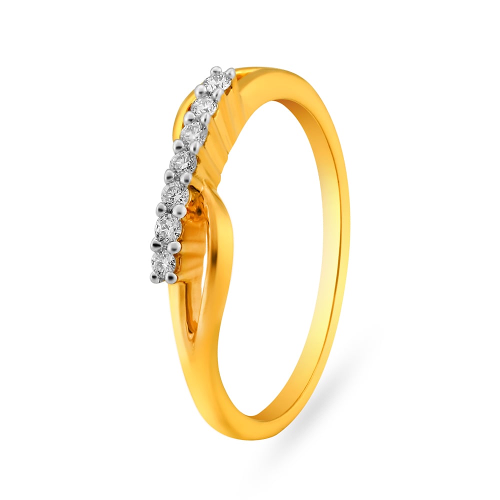 Contemporary 22 Karat Yellow Gold Finger Ring