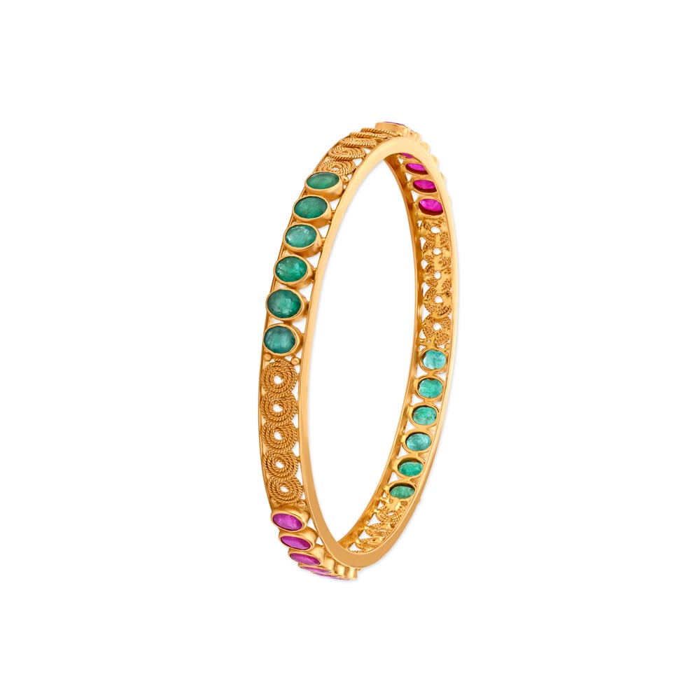 Opulent Gold Bangles,,hi-res image number null