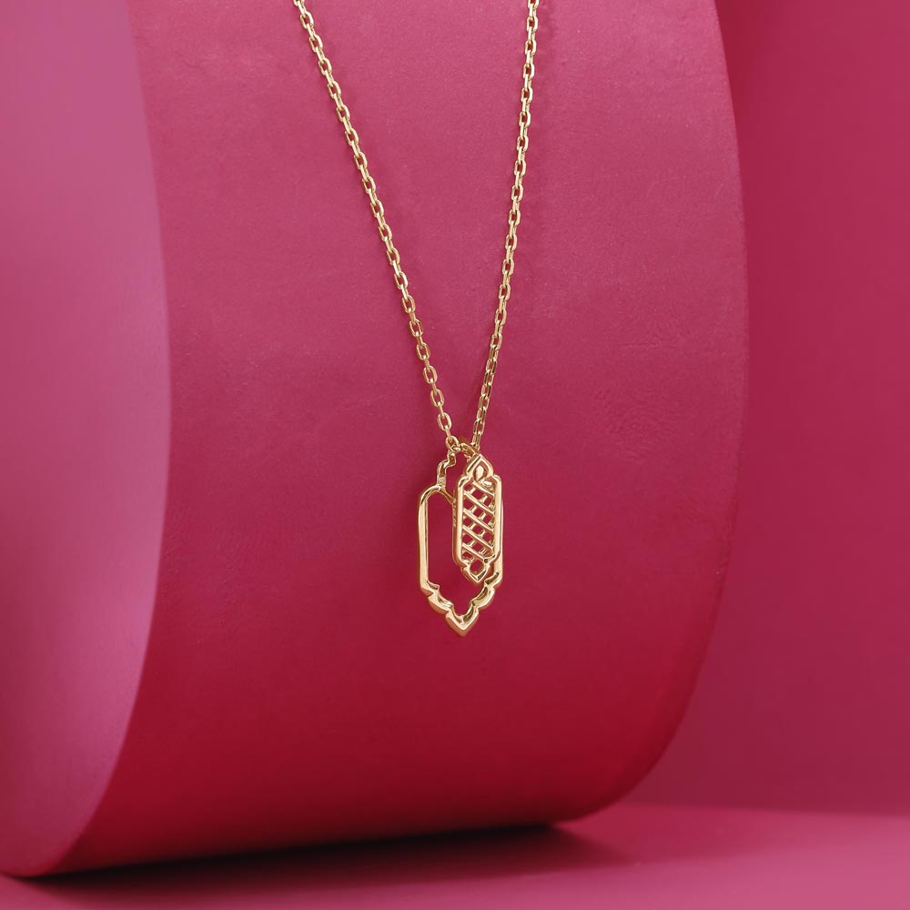 Regal Arch Gold Pendant,,hi-res image number null