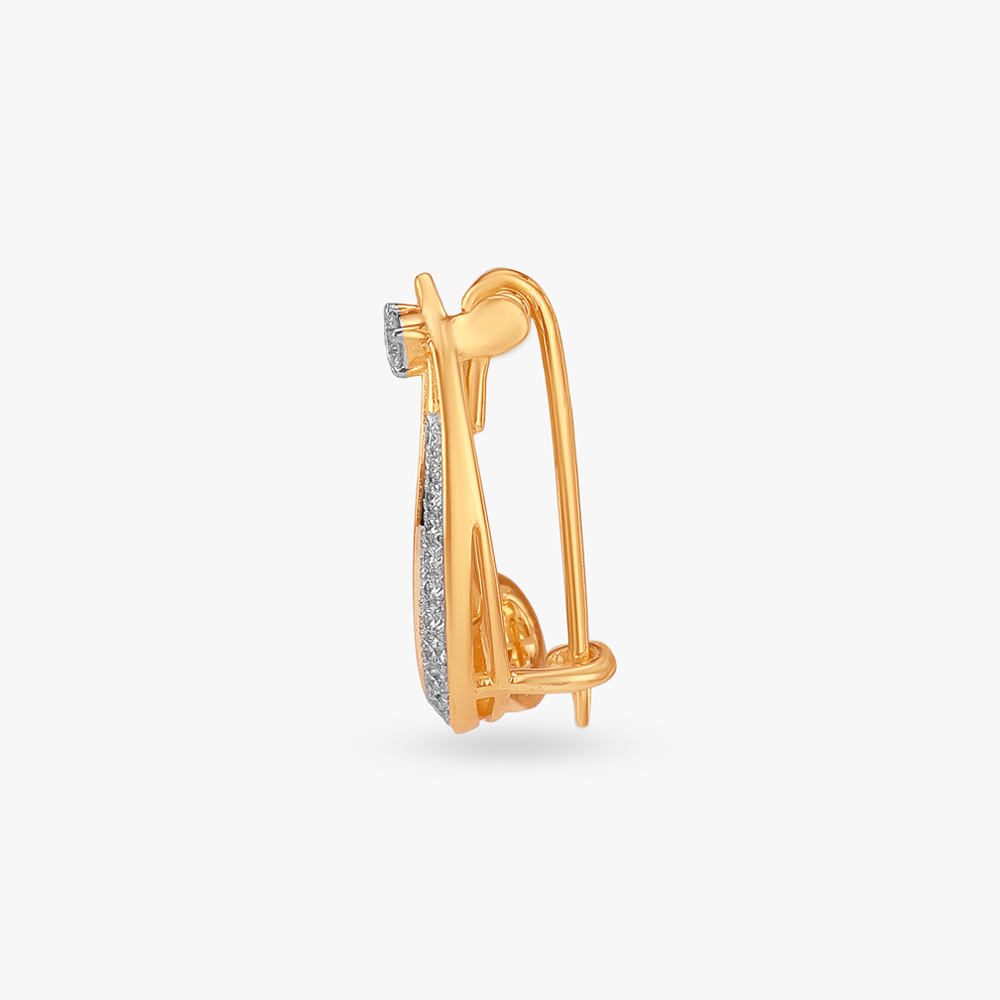 Ethereal Curve Diamond Brooch,,hi-res image number null