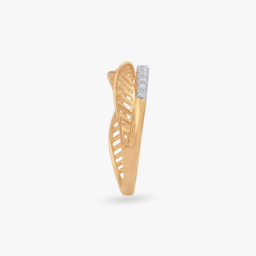 Sleek Spiral Diamond Ring,,hi-res image number null