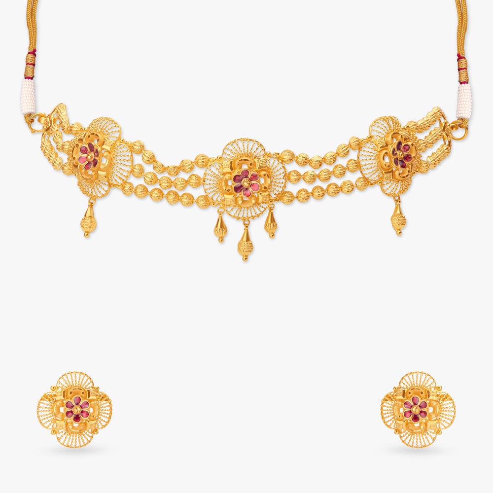 

Torona Mandap Gold Choker