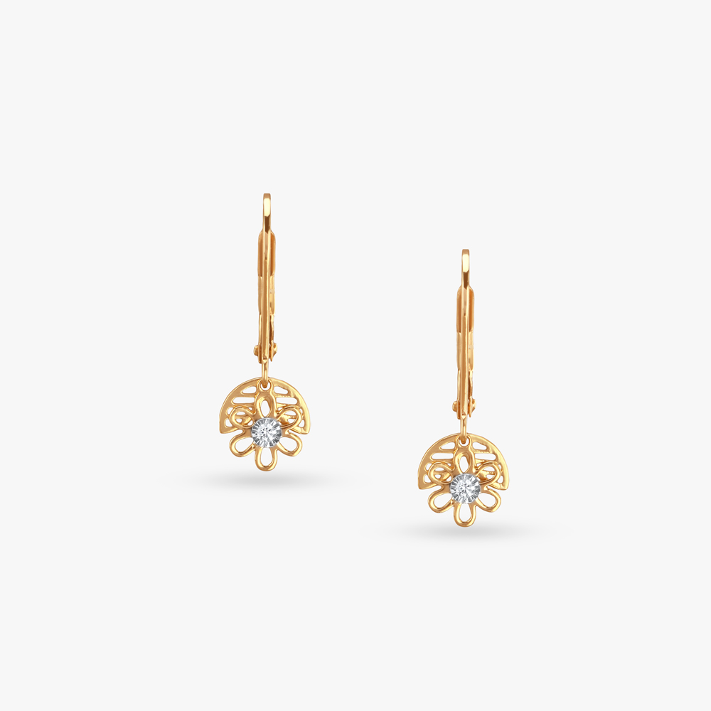 Sweet Sparkle Diamond Hoop earrings for Kids,,hi-res image number null