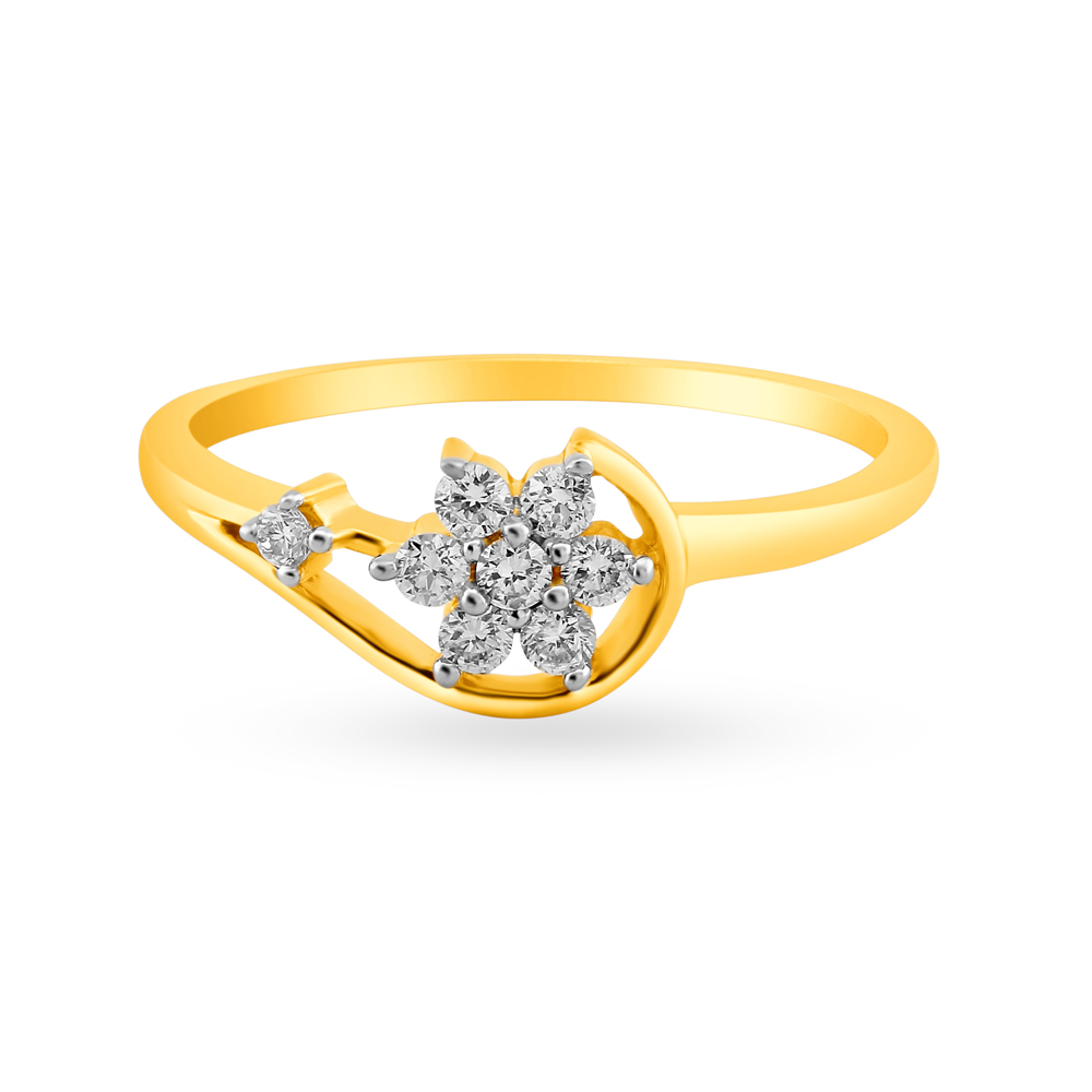 Fancy Nakshatra Diamond Finger Ring,,hi-res image number null