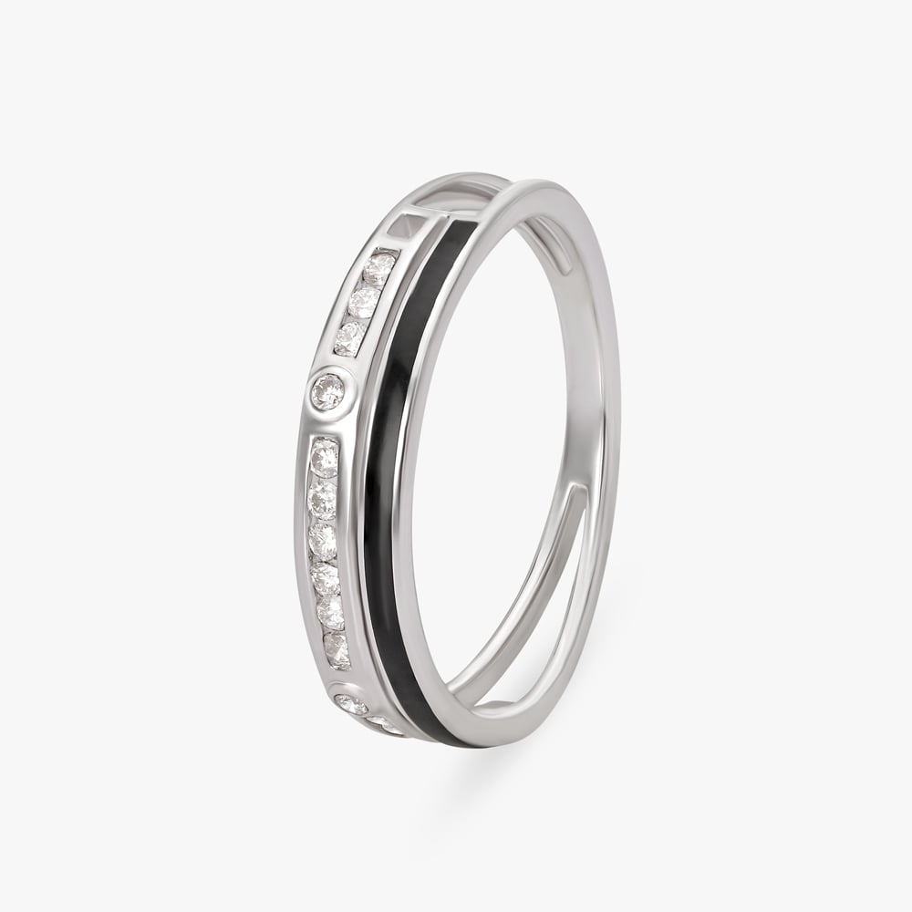 Celestial Elegance Diamond Finger Ring For Men