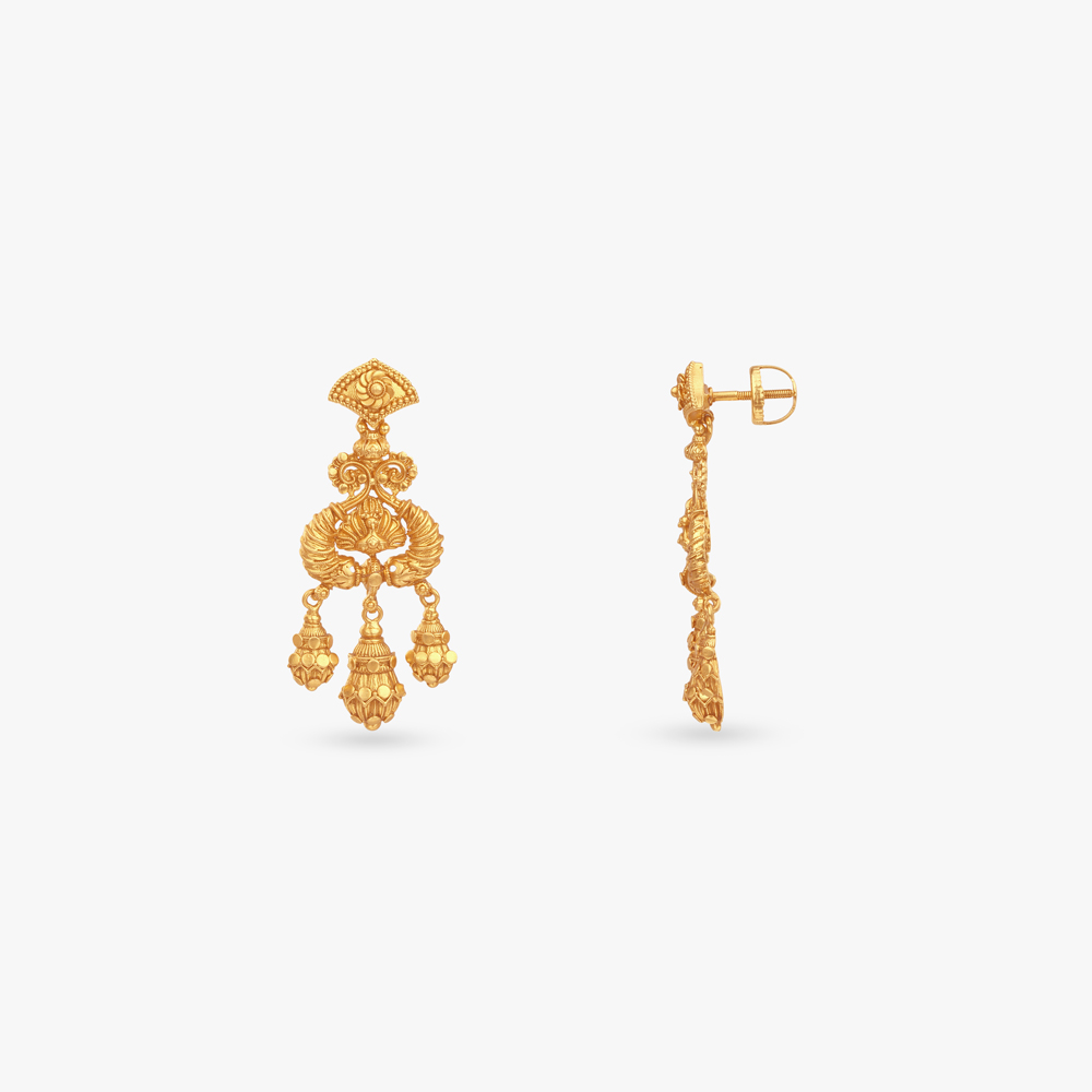 Mythical Aerial Gold Necklace Set,,hi-res image number null