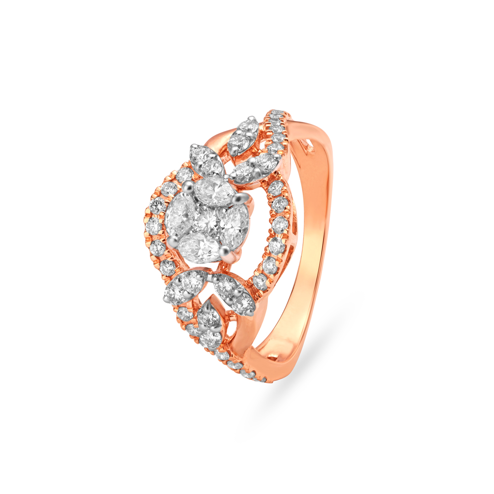 Classic Rose Gold Finger Ring,,hi-res image number null