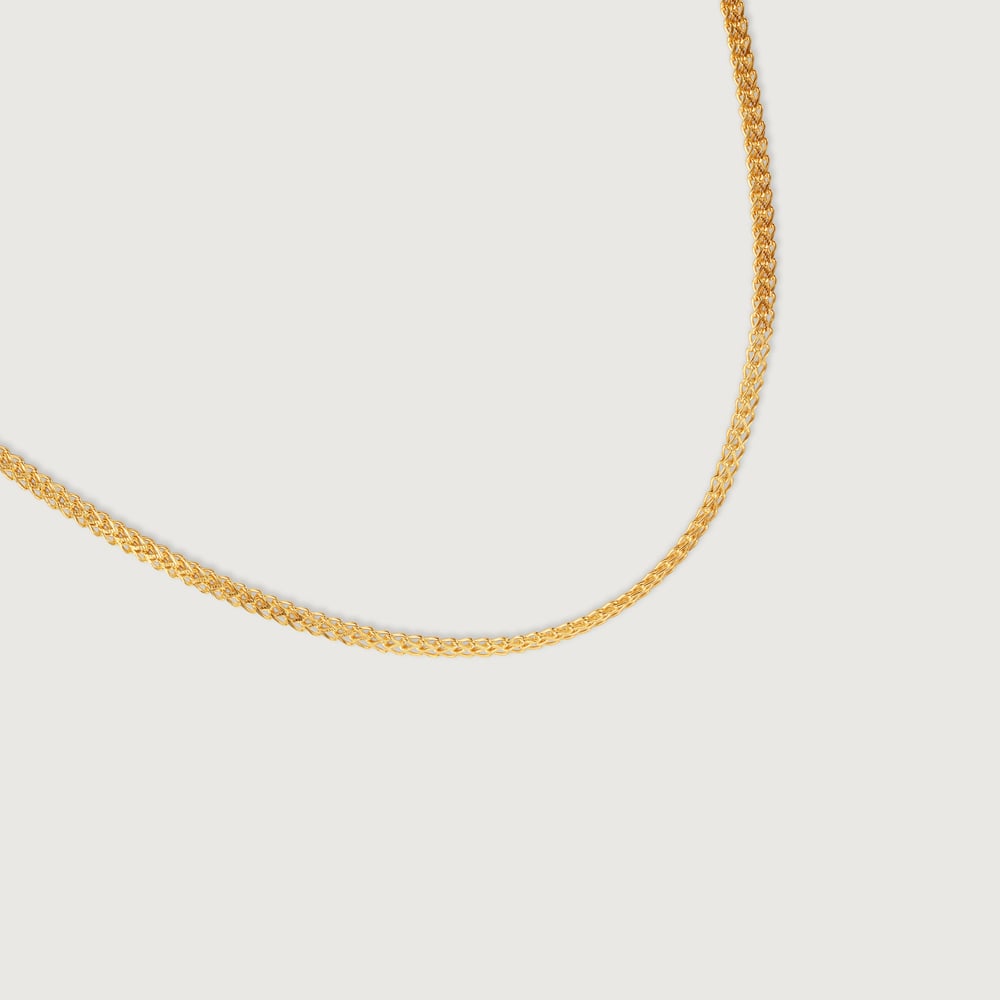 Twisted Rope 22 Kt Gold Chain,,hi-res image number null