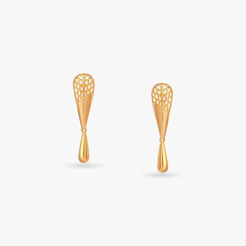 Gilded Grove Gold Pendant and Earrings Set,,hi-res image number null