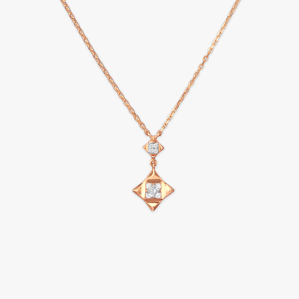 Void Frame Diamond Pendant with Chain,,hi-res image number null