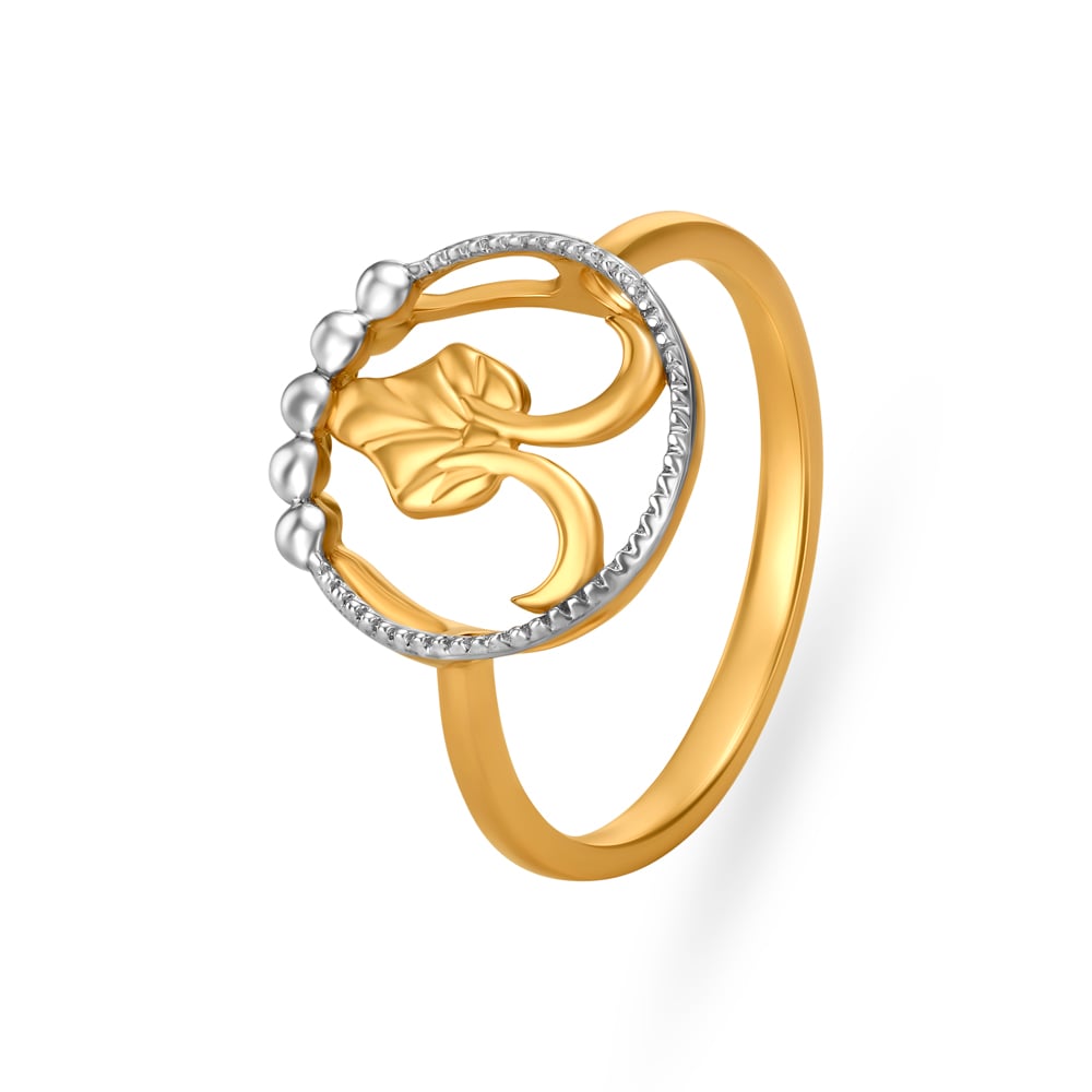 Capricorn Zodiac Gold Finger Ring,,hi-res image number null