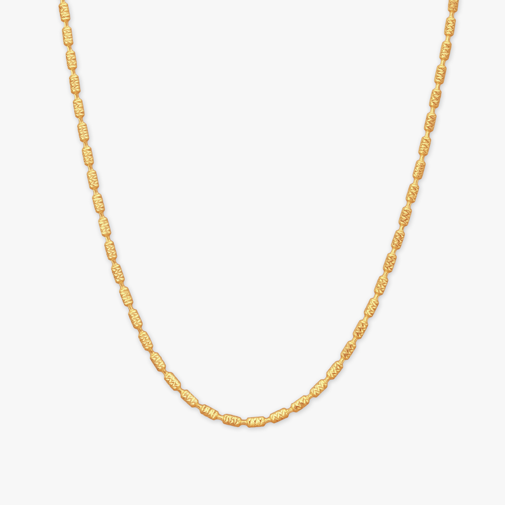 Rugged Rhythm Gold Chain for Men,,hi-res image number null