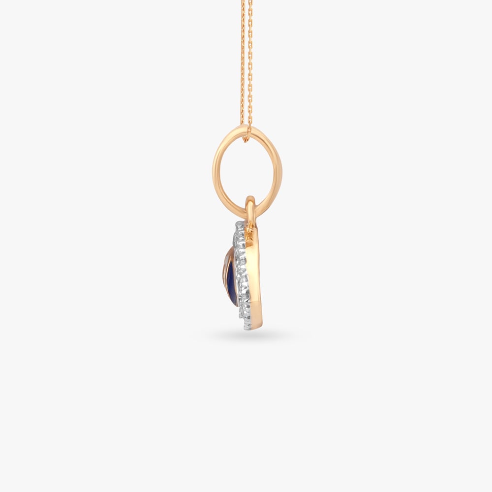 Mystic Gaze Diamond Pendant for Kids,,hi-res image number null
