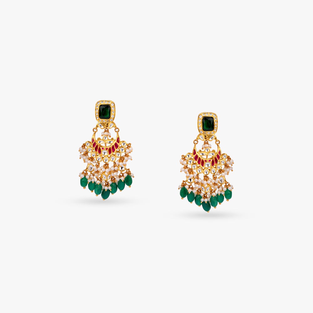 Majestic Crescent Gold Necklace Set,,hi-res image number null