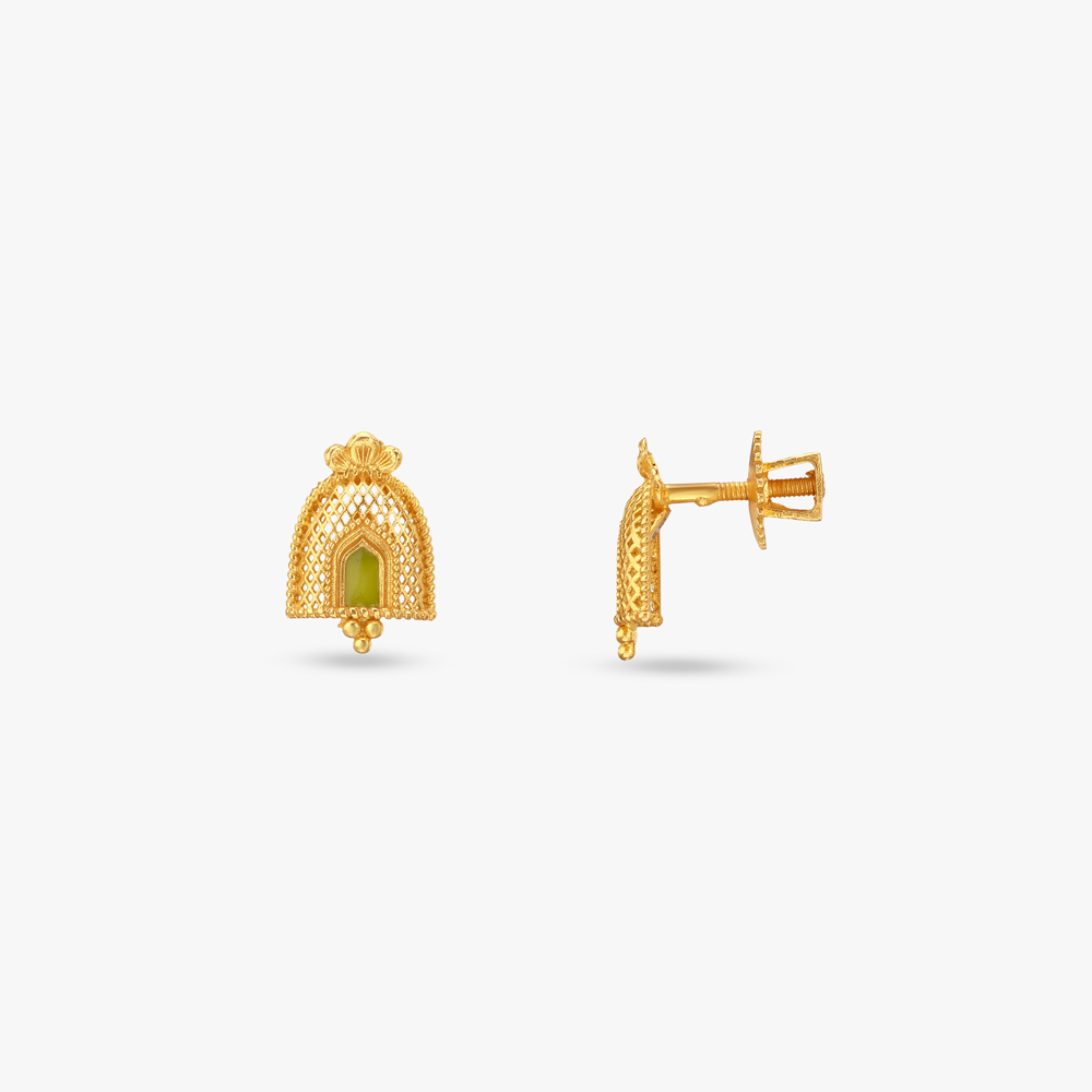 Royal Arch Gold Pendant with Chain and Earrings Set,,hi-res image number null