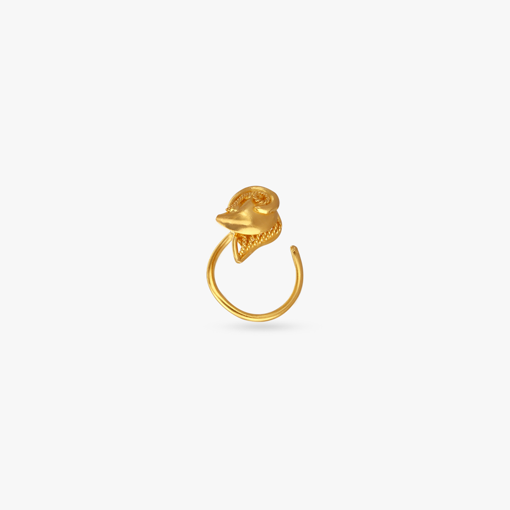 

Delicate Beauty Gold Nose Pin