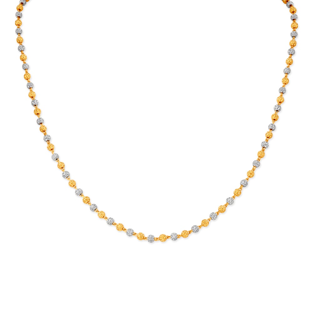 

Exuberant Floral Gold Chain