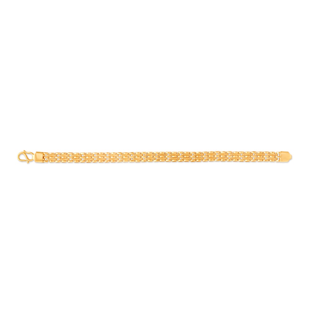 Stylish Gold Bracelet for Men,,hi-res image number null