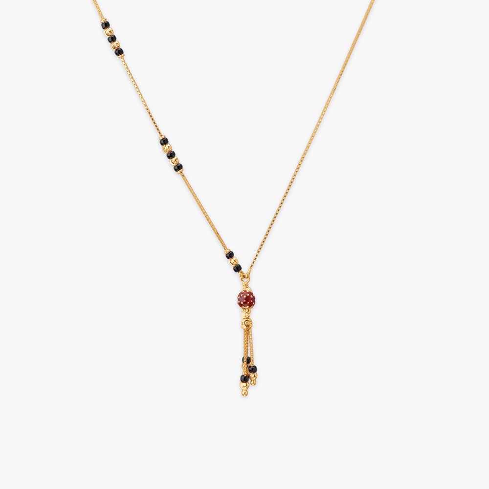

Scarlet Flow Gold Mangalsutra