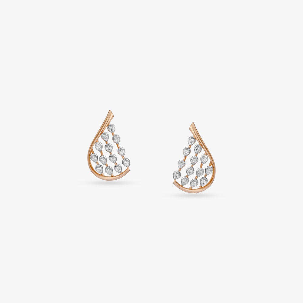 

Dewdrop Harmony Diamond Stud Earrings