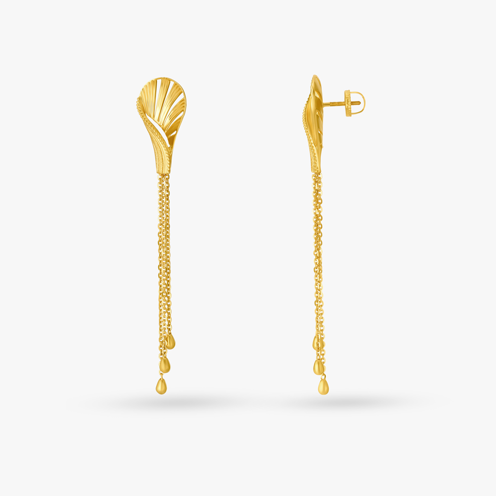 Sophisticated Long Drop Earrings,,hi-res image number null