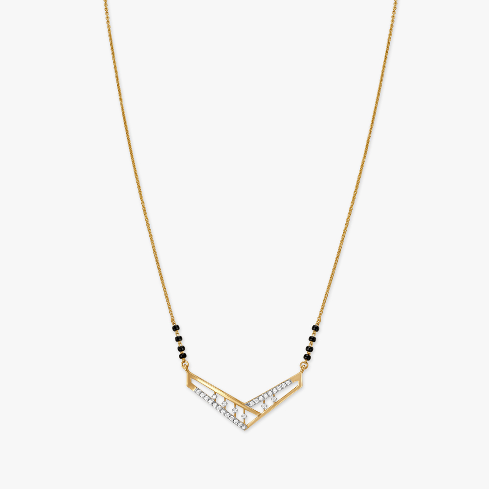 Sleek Diamond Mangalsutra,,hi-res image number null