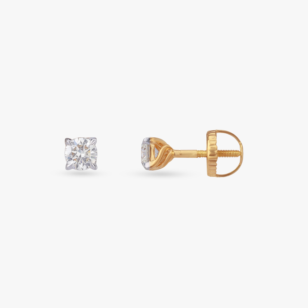 Timeless Spark Solitaire Stud Earrings,,hi-res image number null