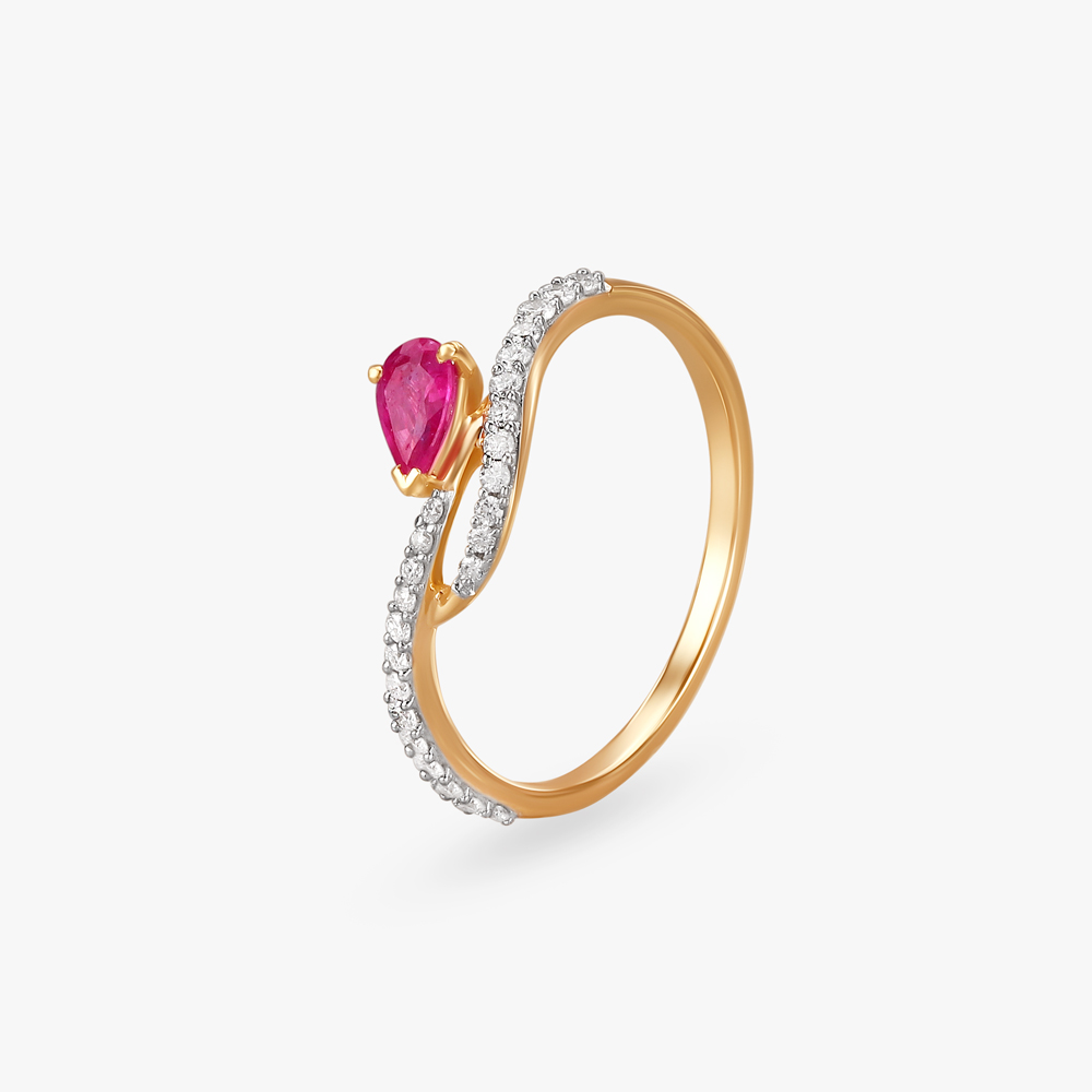 Blushing Radiance Diamond Finger Ring,,hi-res image number null