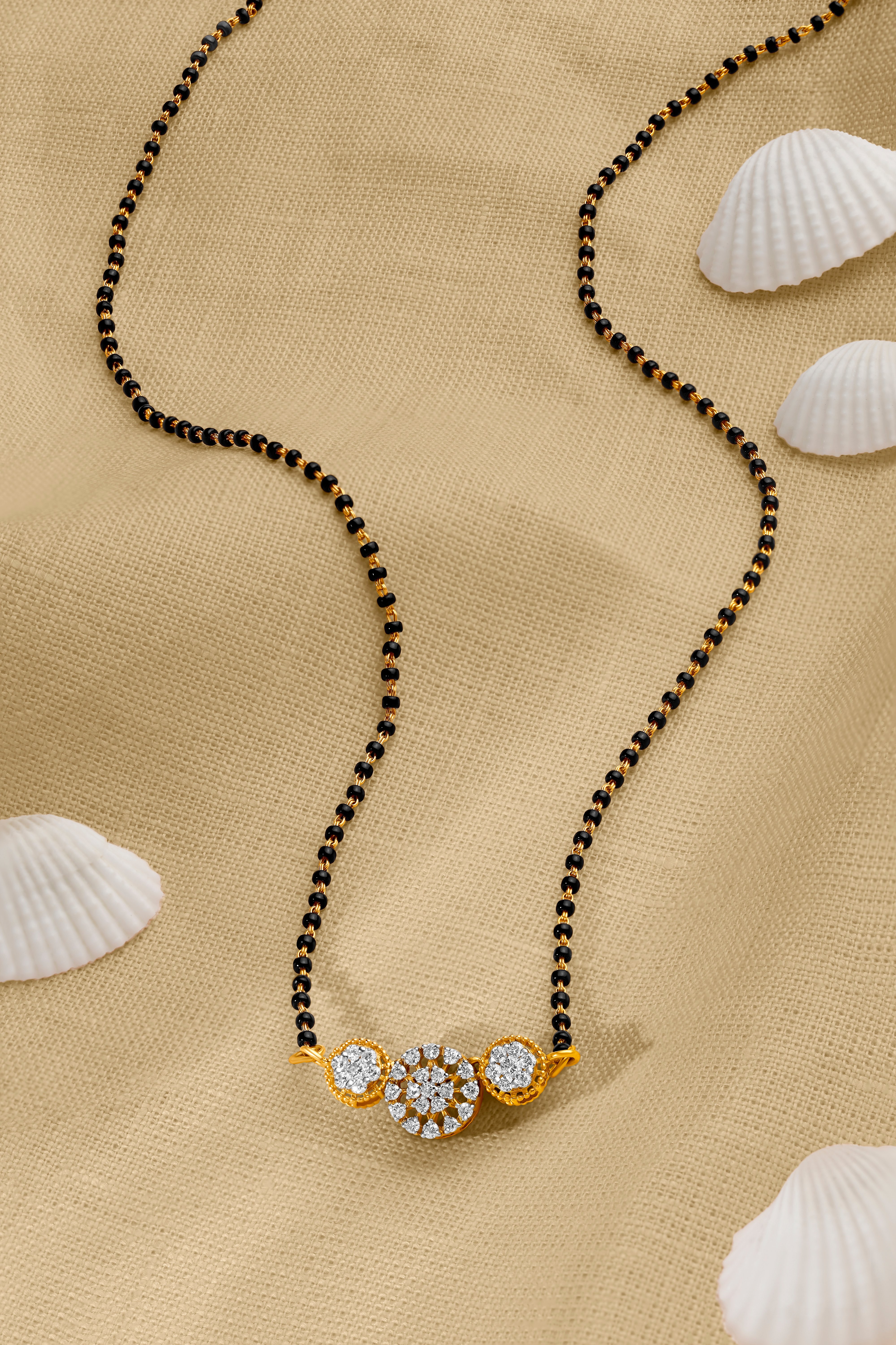 Radiant Geometric Diamond Mangalsutra