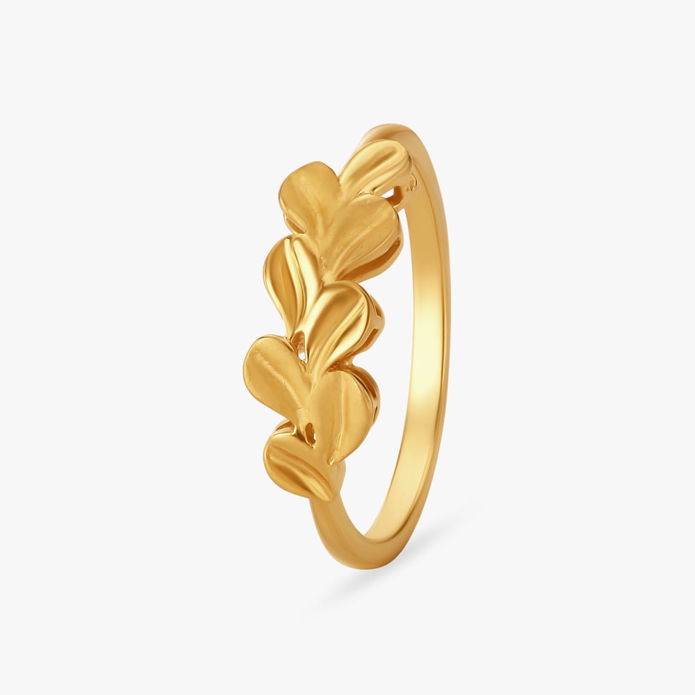 Auspicious 22 Karat Yellow Gold Om Finger Ring