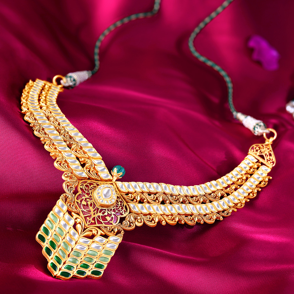 Royal Grace Gold Necklace Set,,hi-res image number null
