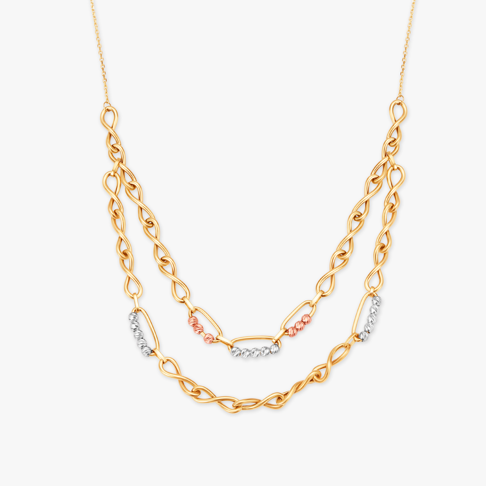 Twisty Linked Necklace,,hi-res image number null