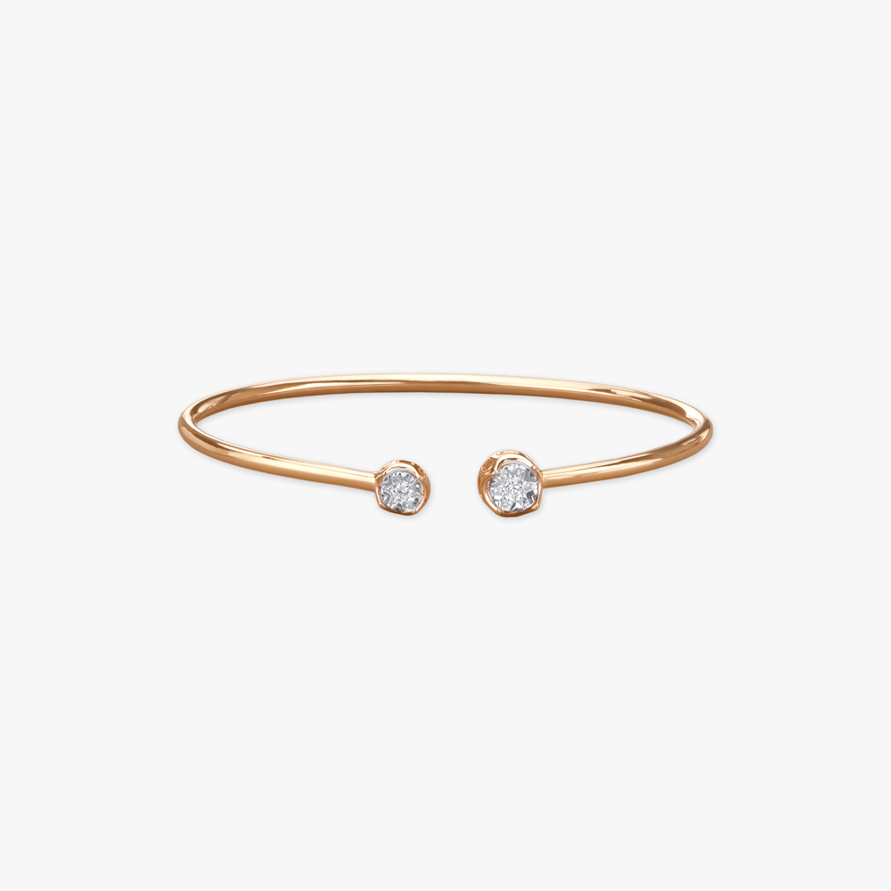 Minimal Diamond Bangle