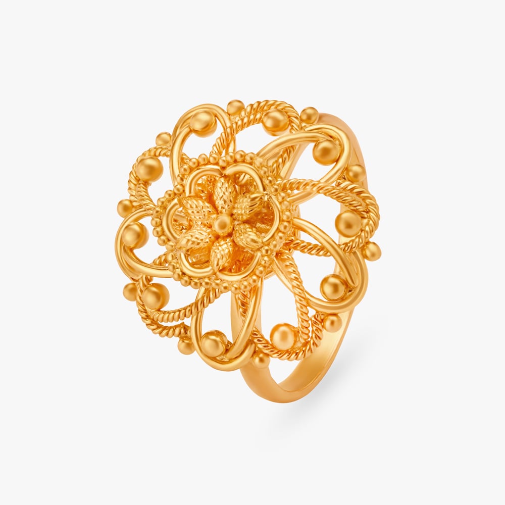 Traditional Floral Ring,,hi-res image number null