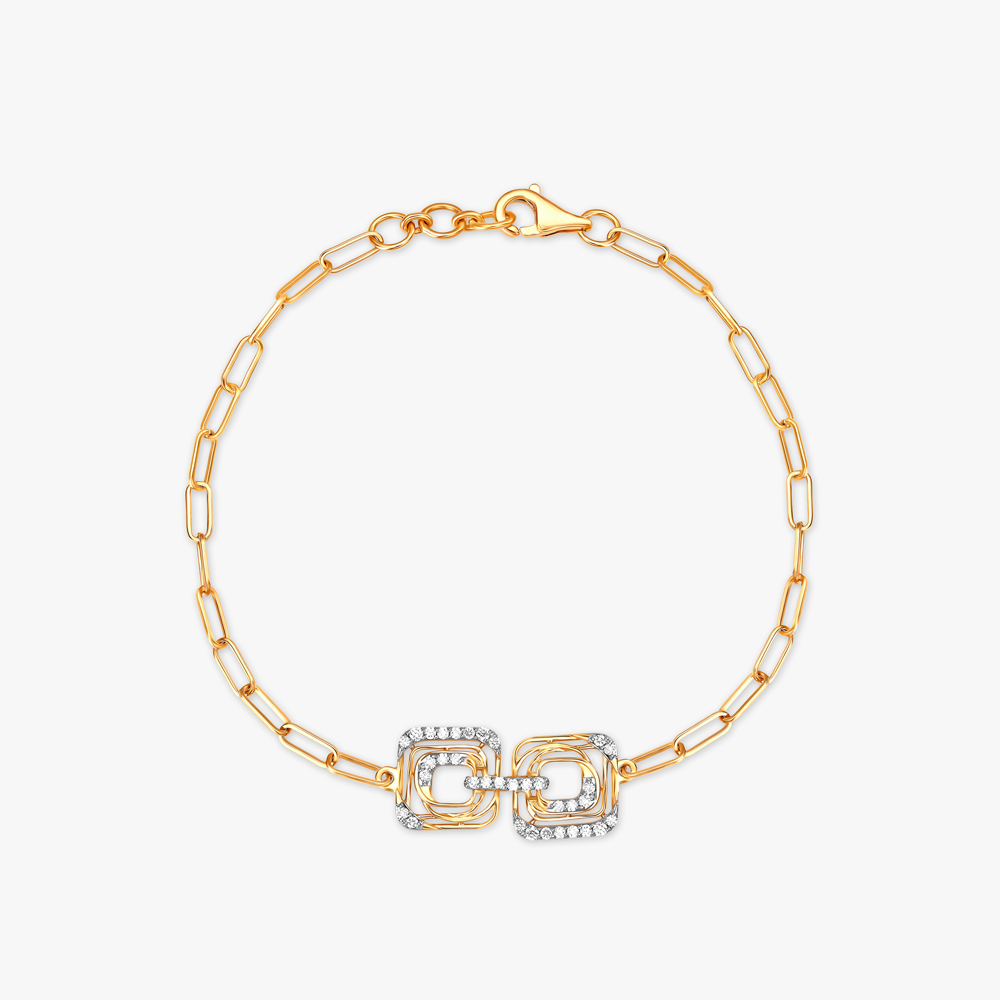 Connection Quirk Diamond Bracelet,,hi-res image number null