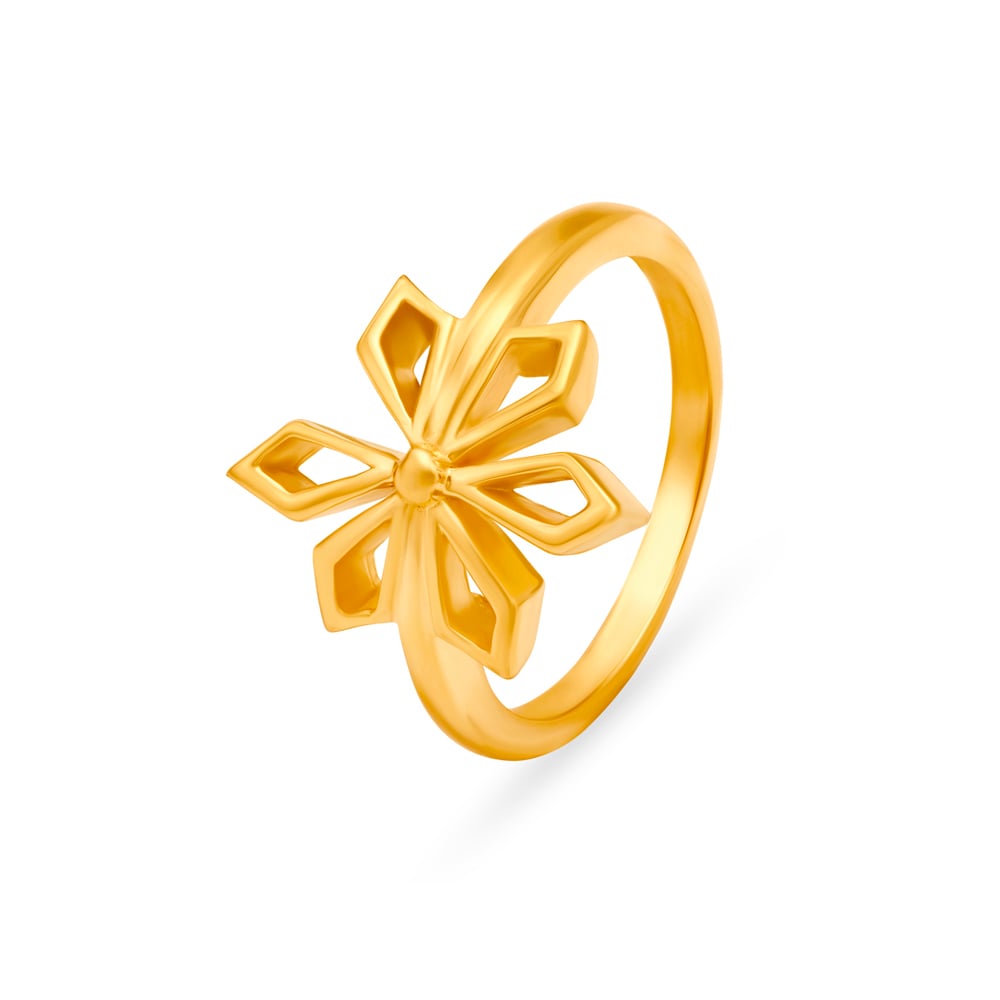 Chic Gold Finger Ring,,hi-res image number null