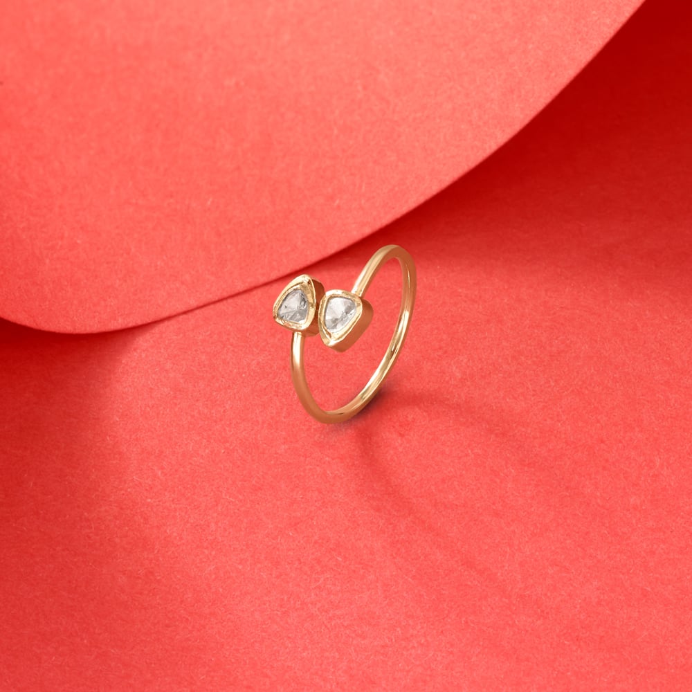 Modern Embrace Polki Ring,,hi-res image number null