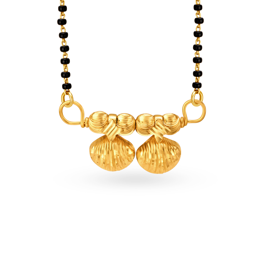 Graceful Gold Mangalsutra Pendant,,hi-res image number null