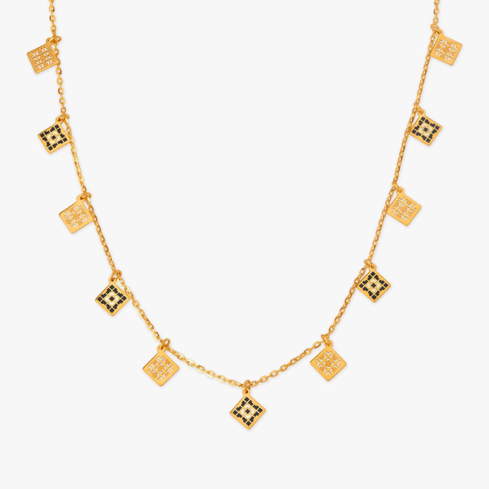 

Chic Statement Charms Necklace