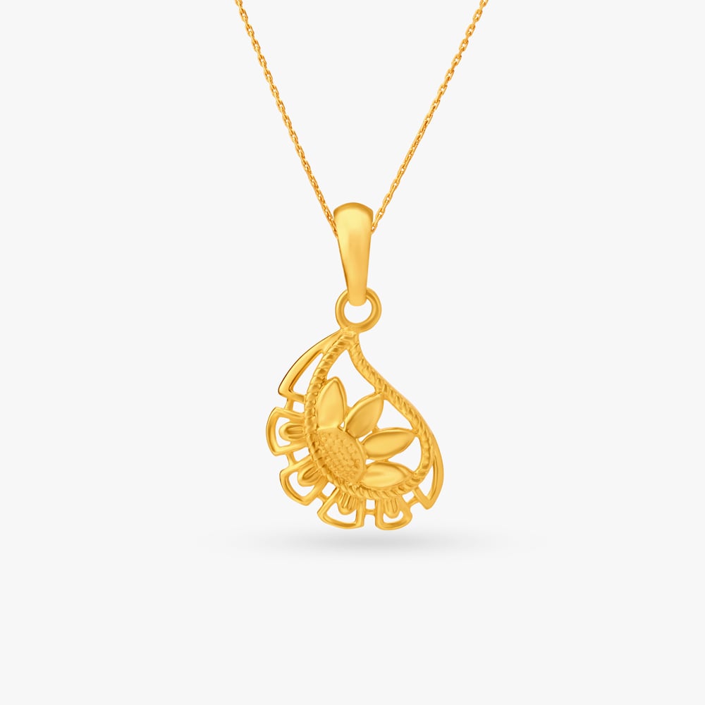 Sunflower Pendant and Earrings Set,,hi-res image number null
