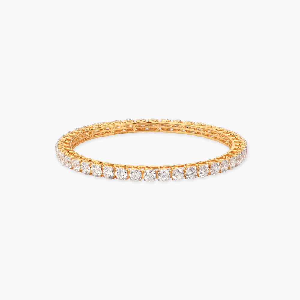 Endless Embrace Solitaire Diamond Bangle,,hi-res image number null
