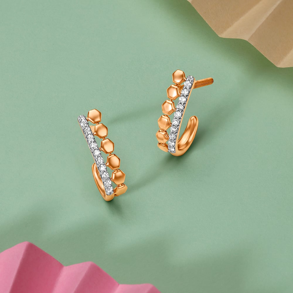 Tiny Trinkets Diamond Stud Earrings