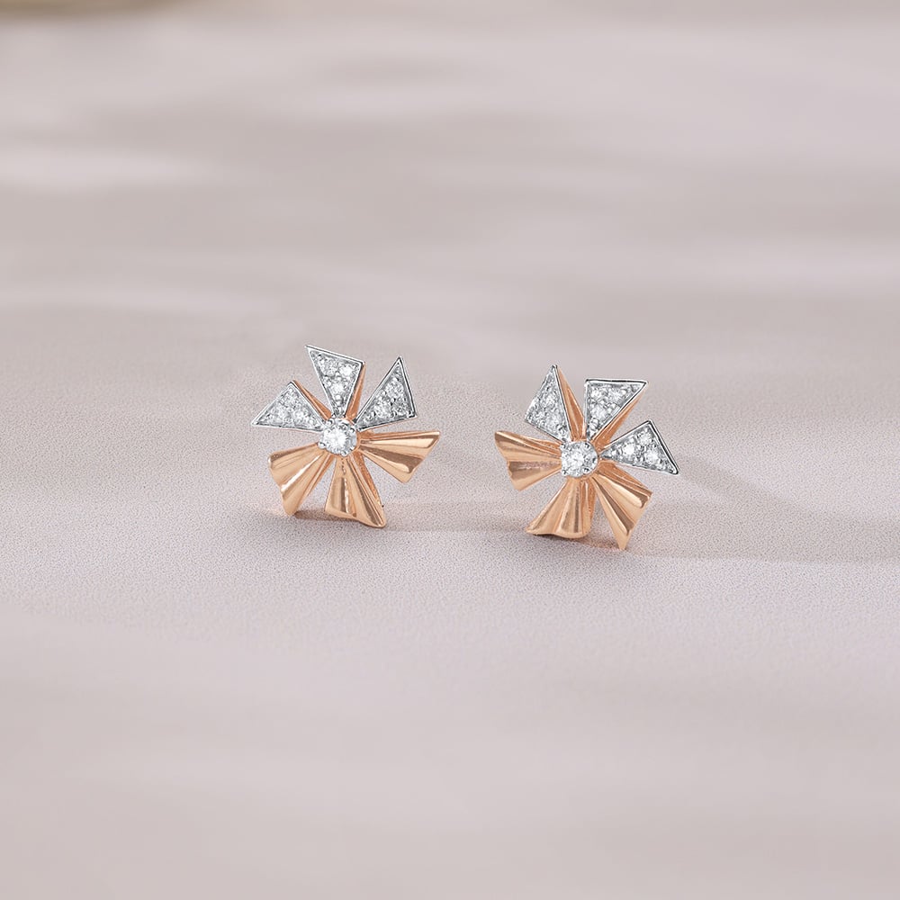 Pinwheel Pop Diamond Earrings,,hi-res image number null