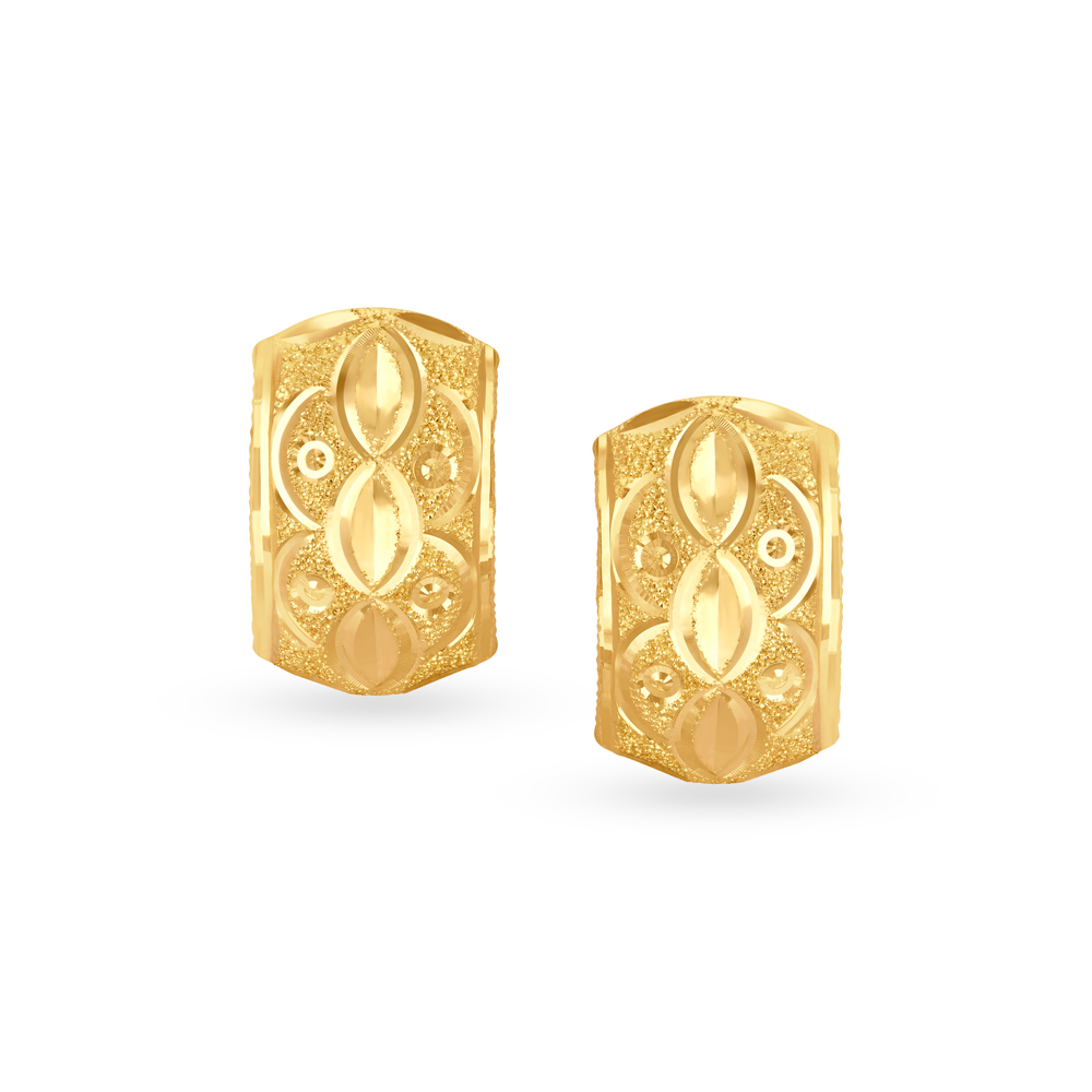 Rustic Intricate Stud Earrings