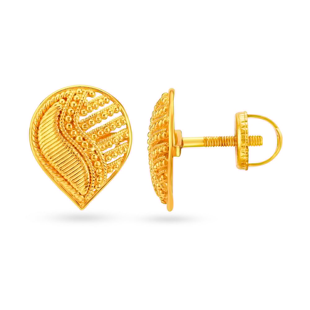 Elegant Teardrop Stud Earrings,,hi-res image number null