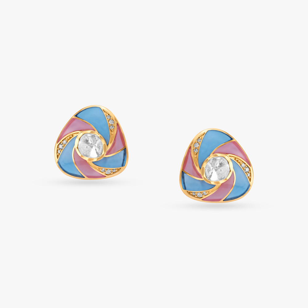 Angular Mystery Stud Earrings,,hi-res image number null