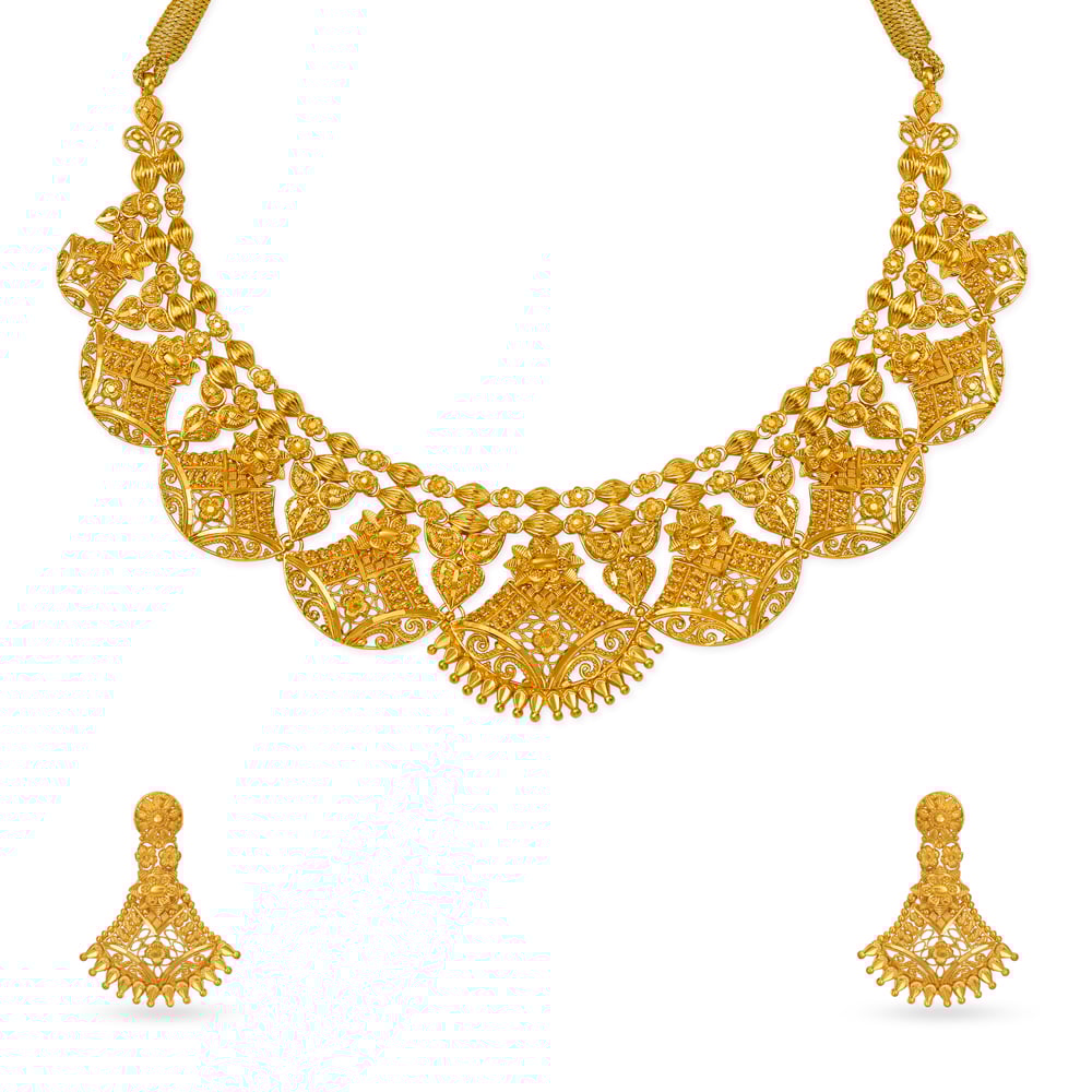 

Royal Gold Necklace Set