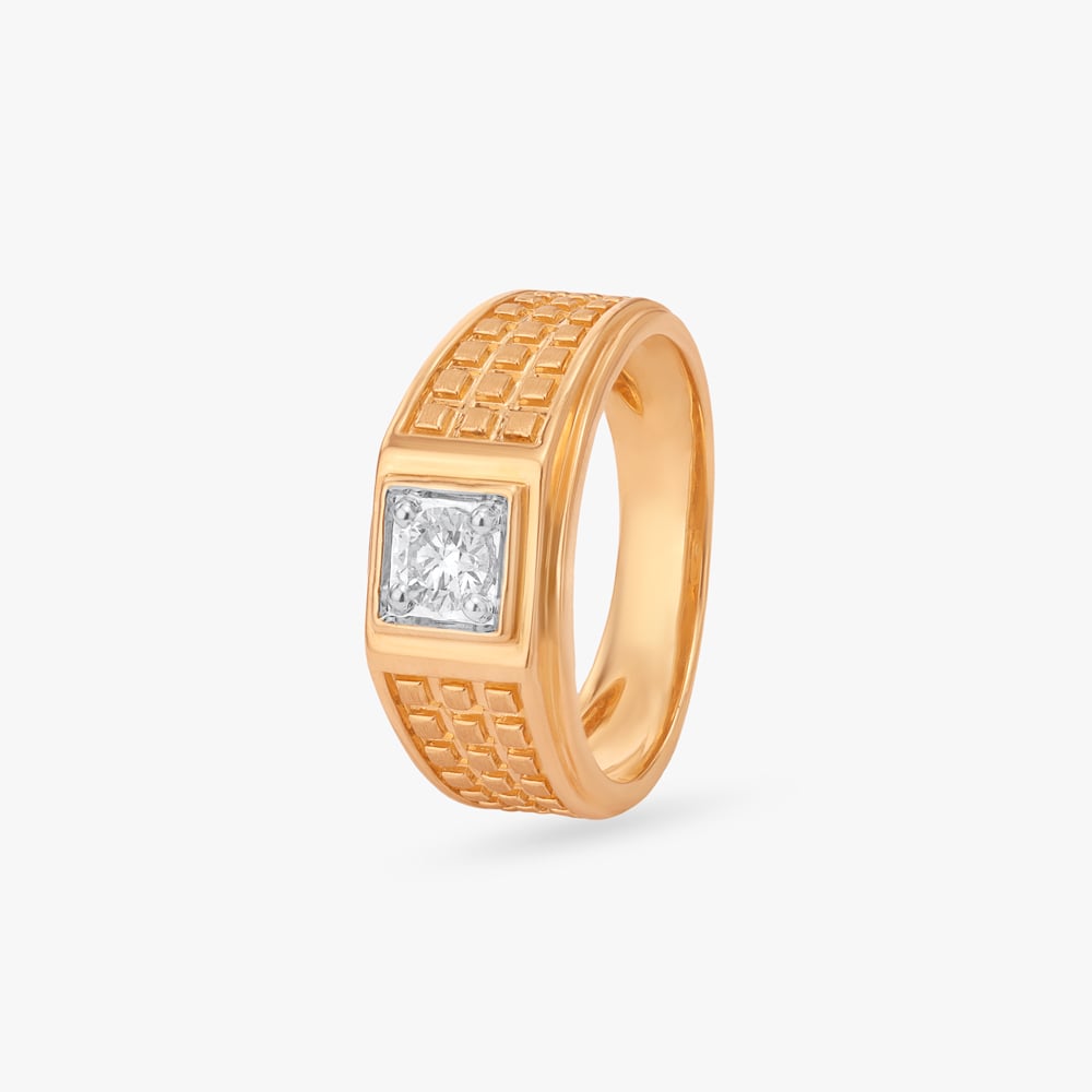 Infinite Sparkle Solitaire Ring for Men,,hi-res image number null
