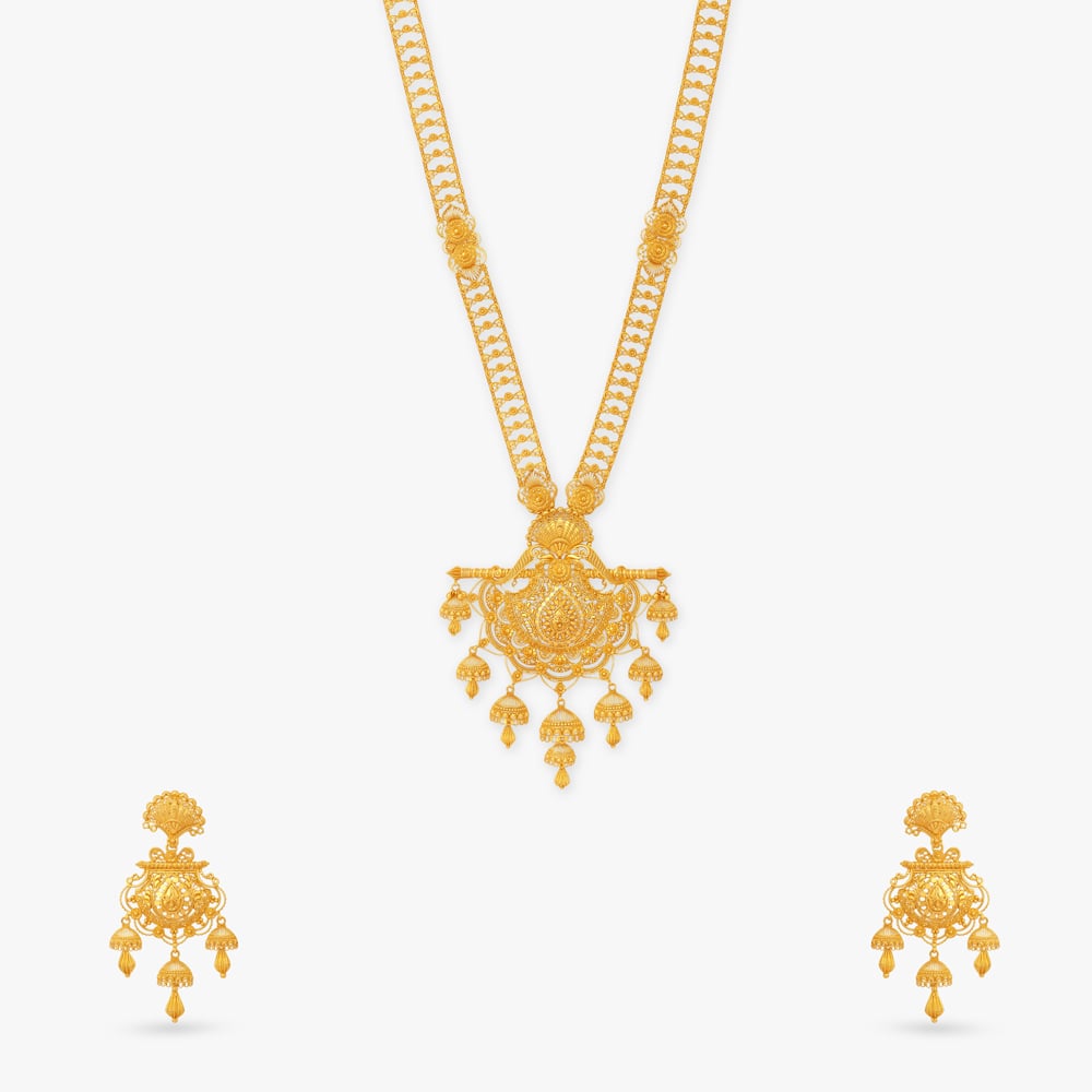 Digonto Gold Sita Haar Set,,hi-res image number null