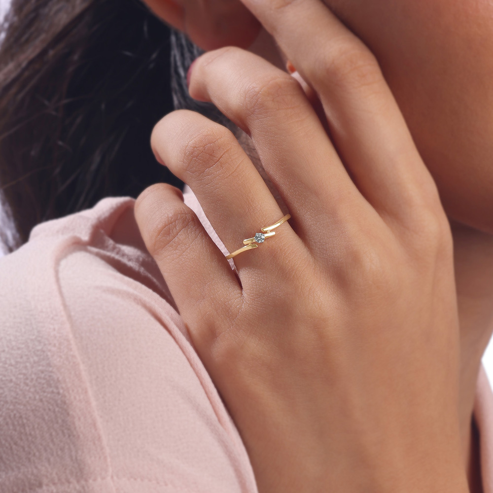 Dreamy Curve Diamond Ring,,hi-res image number null